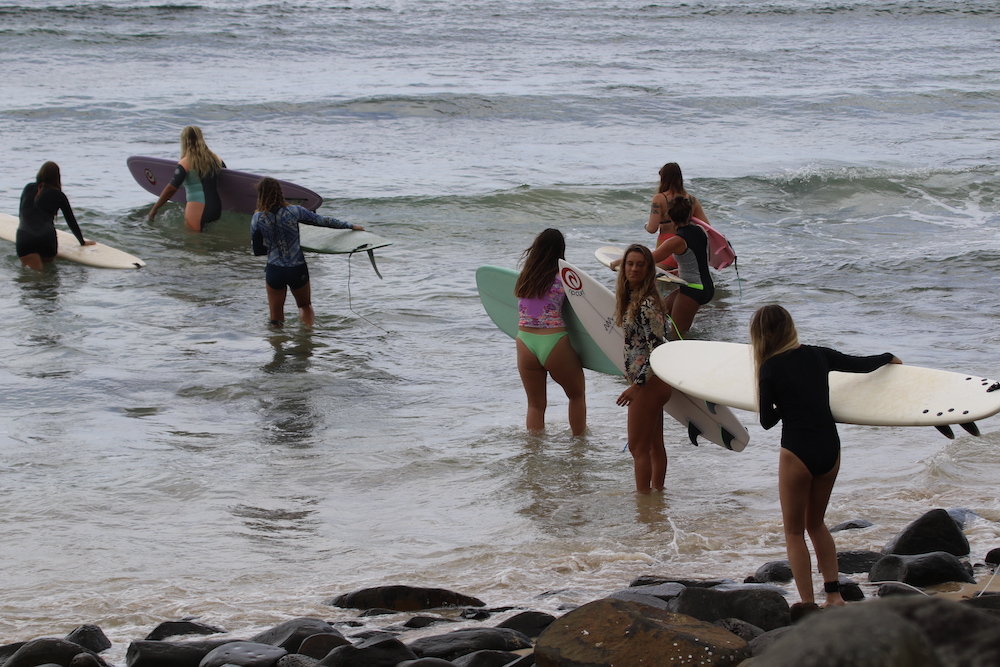 Kirra-Belle Surf Retreat group sessions